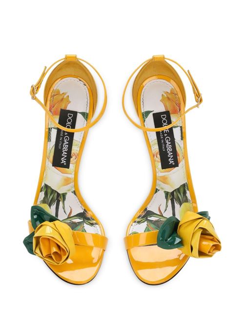 Patent sandal DOLCE & GABBANA | CR1648AR8488L136